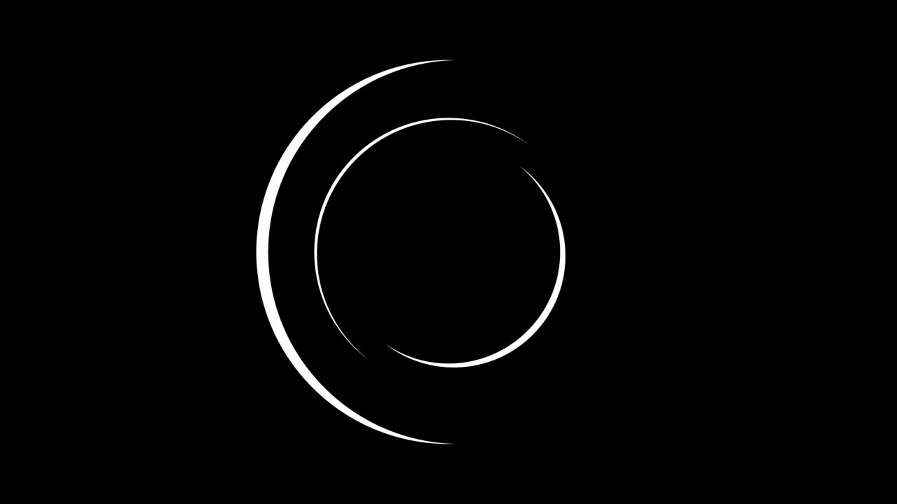 animación del círculo elementos de forma animación con luma mate opcional 4k