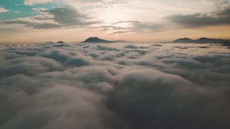 aerial-view-of-foggy-over-the-mountain-in-Nepal