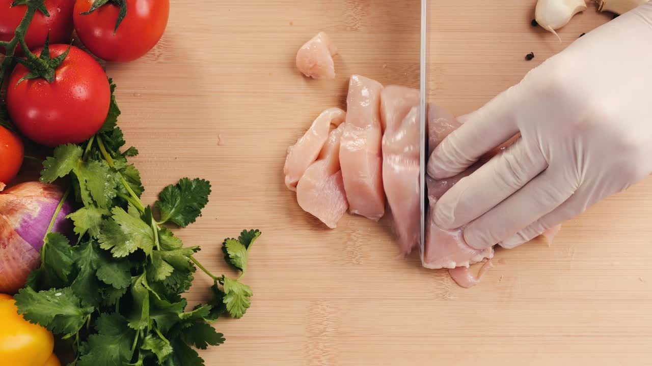 corte de pecho de pollo