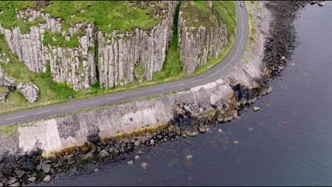 Ballygally-En-La-Carretera-De-La-Costa-De-Antrim-En-Irlanda-Del-Norte