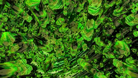 patrón de cristal verde abstracto