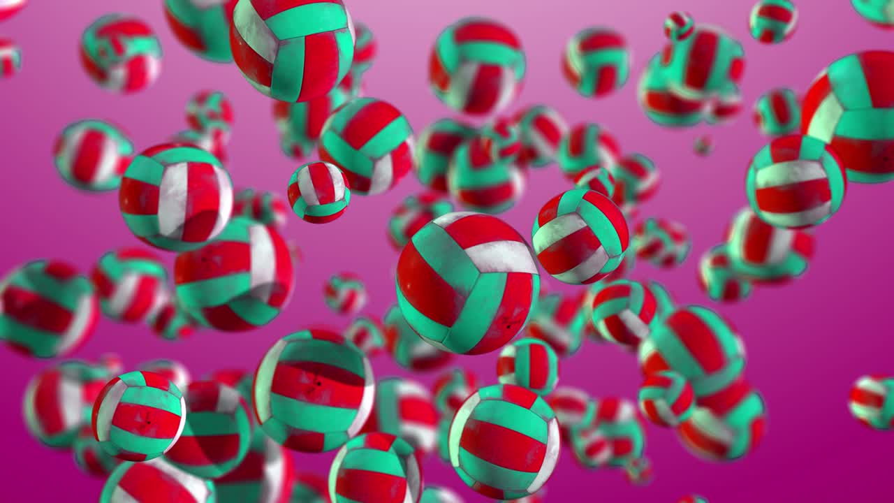 스포츠 배경 배구 빨간색