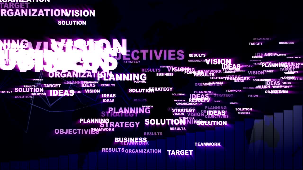 전략 키워드, 애니메이션, 렌더링, 배경, 루프