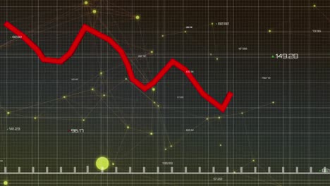 Animation-red-line-processing-over-grid