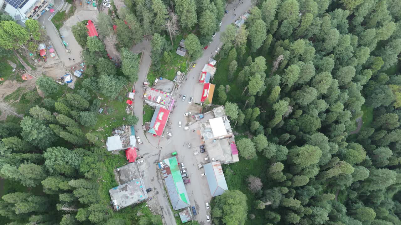 Ayubia’s Market Streets and Scenic Cityscape from Above