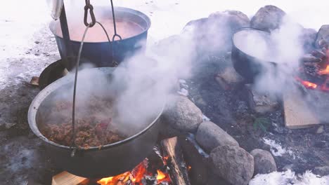 Suppe-Auf-Dem-Feuer-Gekocht