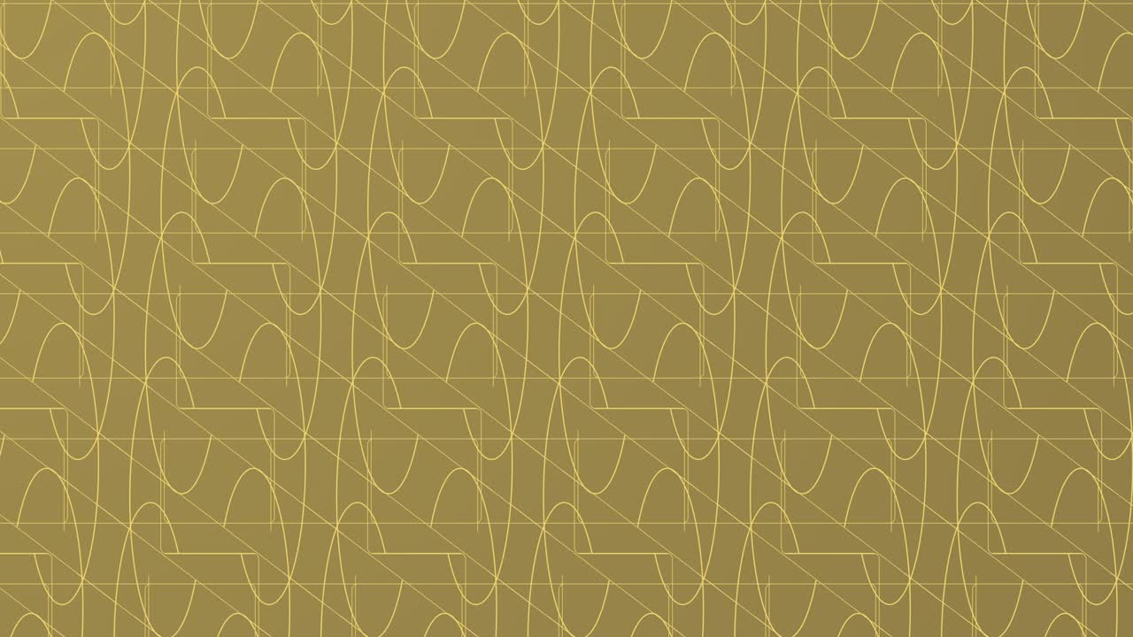 Geometric pattern 4k motion animation where lines and shapes intersect with each other to form new patterns on beige brown with copy space. Use background for logo. Simple motion animation concept