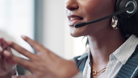 customer service representative with headset