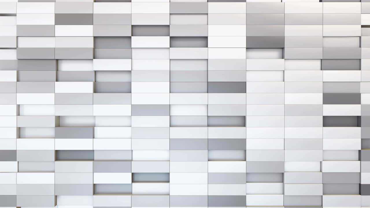 다채로운 큐브를 움직이는 비디오 루프 배경