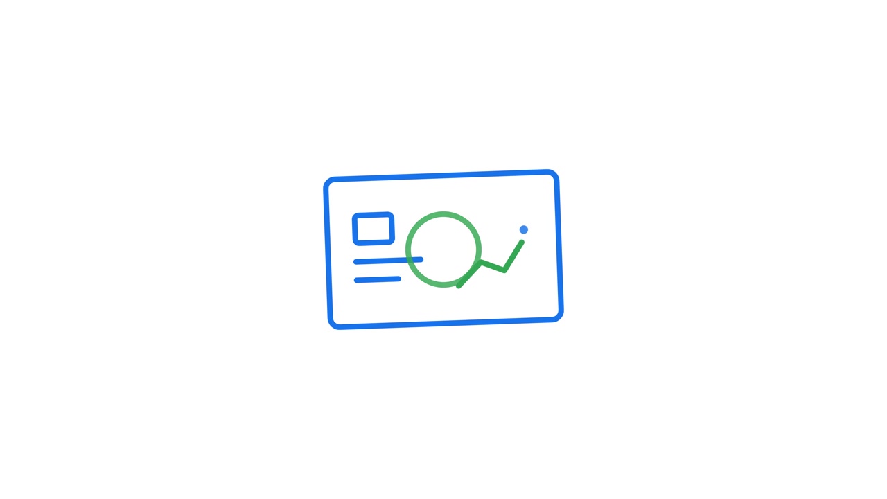 Animated Line Drawing of a Business Dashboard Interface