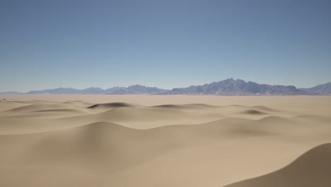 desert landscape with mountains in the distance