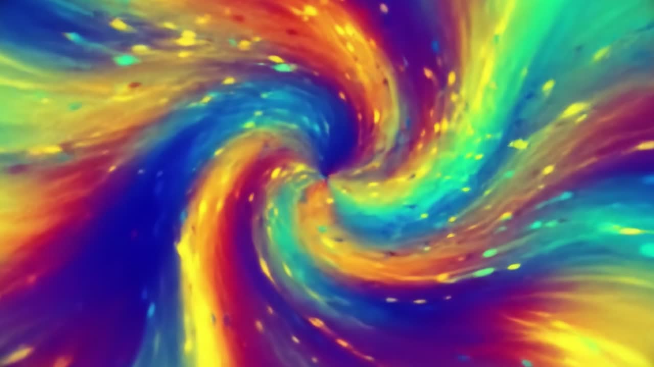 diseño de espiral abstractamente colorido