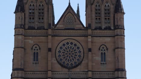 st mary's cathedral, sydney: exterior architecture and details