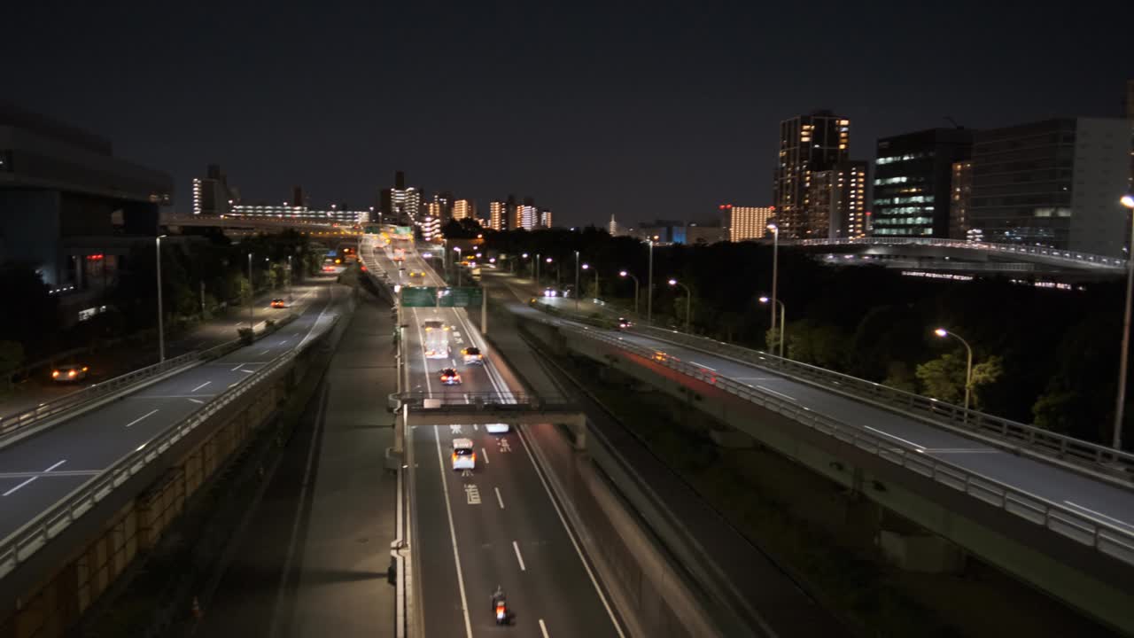 도쿄 시나가와 해변 나이트 뷰 2022