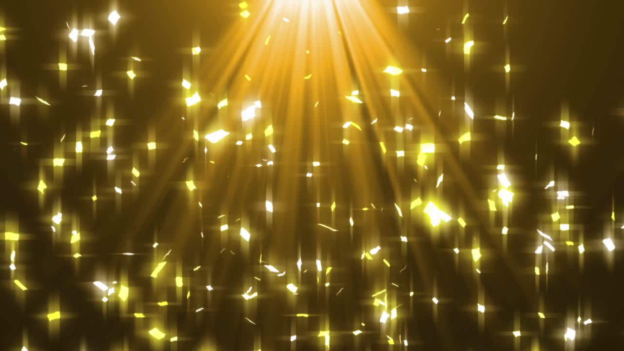 오렌지색 배경에 떨어지는 반이는 반점의 애니메이션