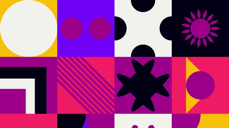 Geometric Design Animated Background