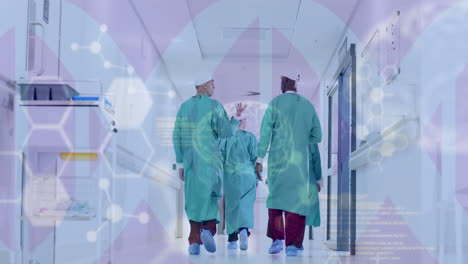 Animation-of-data-processing-over-diverse-surgeons-in-hospital