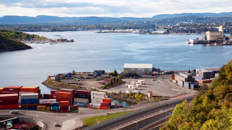 oslo cargo containers logistics center