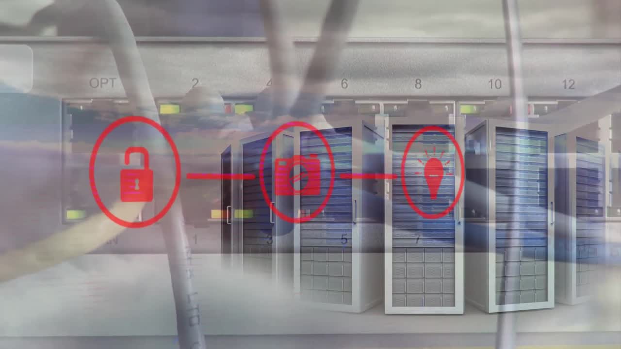 回路接続に対するデジタルアイコンのネットワーク