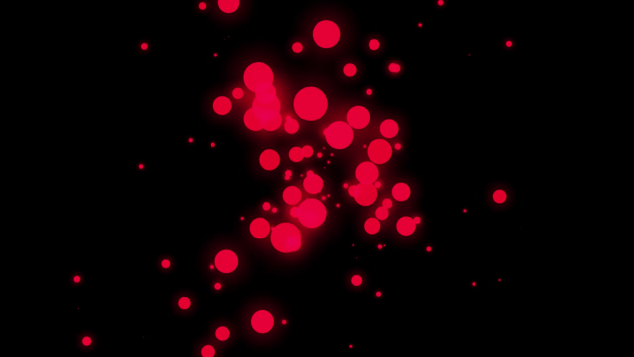 gotas rojas. fondo abstracto. toma macro de varias burbujas de aire en el agua que se elevan sobre un fondo claro y oscuro. esferas suspendidas de aire en aceite descansan en la superficie del agua