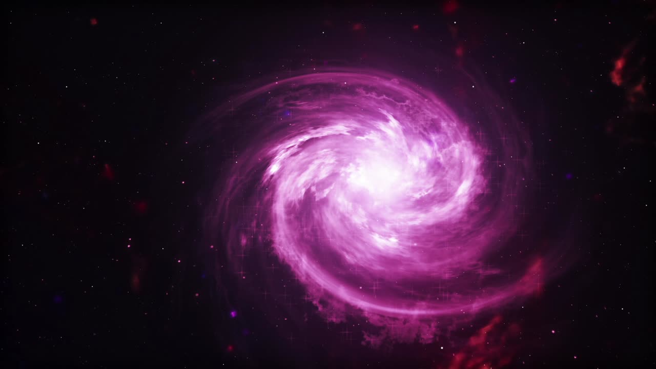 A beautiful spiral galaxy in deep space