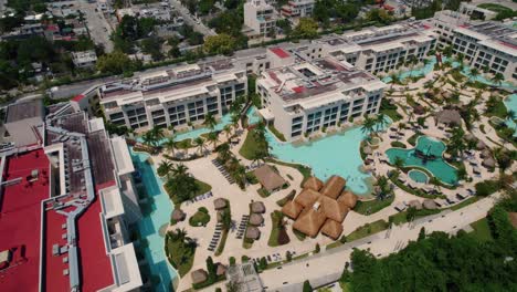 5星級酒店paradisus playa del carmen的空中景色