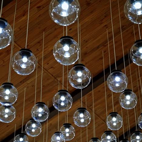 close up of lighting decor