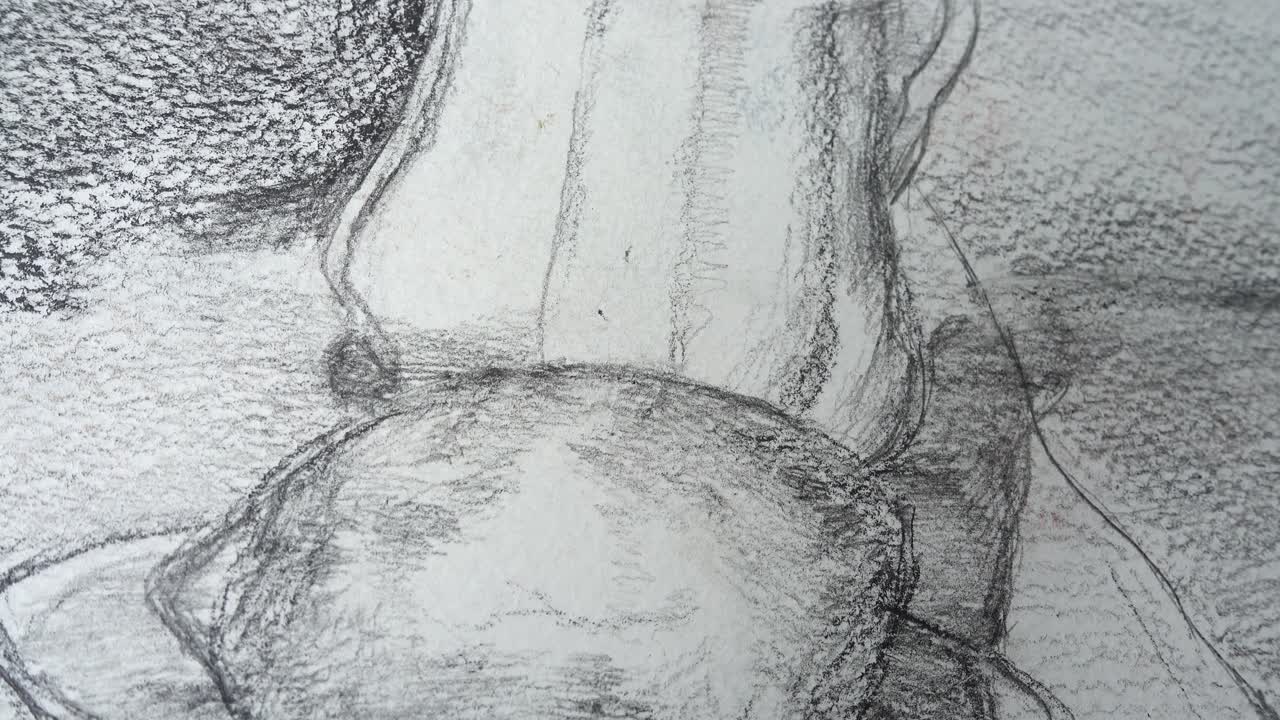 Still life in the form of a teapot and a cup