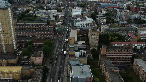 toma aérea de la hermosa ciudad de londres.