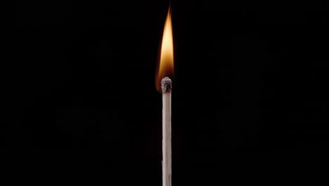 Igniting-Match-with-Rising-Flame-and-Subsequent-Smoke