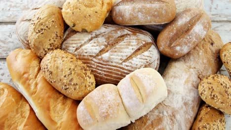 various types of bread loaves