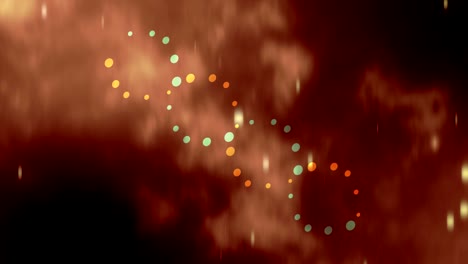 adn en bucle giratorio de fondo animación 3d en 4k