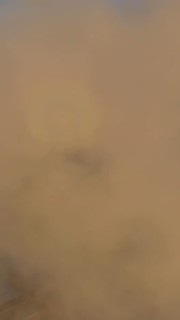 industrial plant with smoke emission