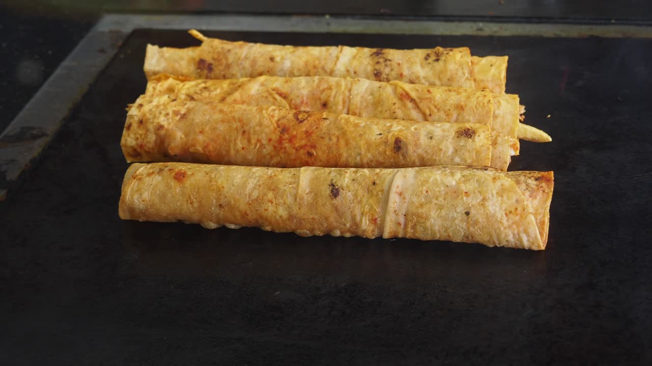 Turkish Pide or Doner on a Grill