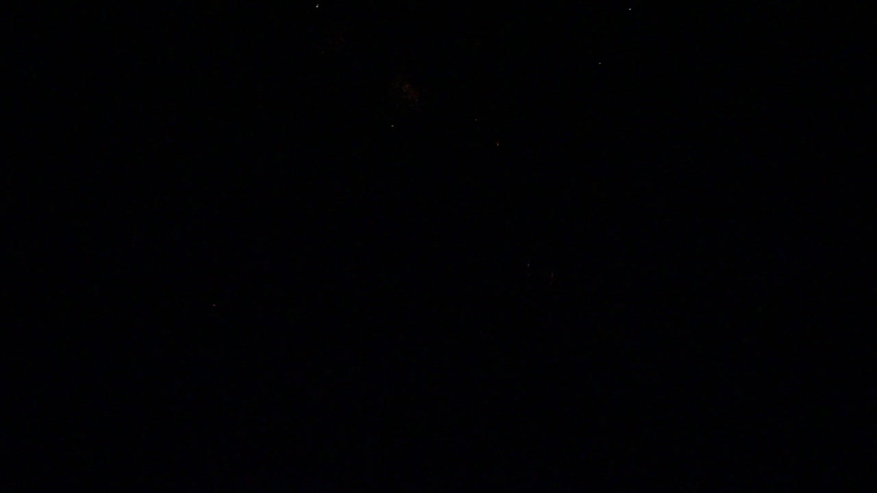 Celebrating with beautiful fireworks at night. Fireworks isolated with a black background