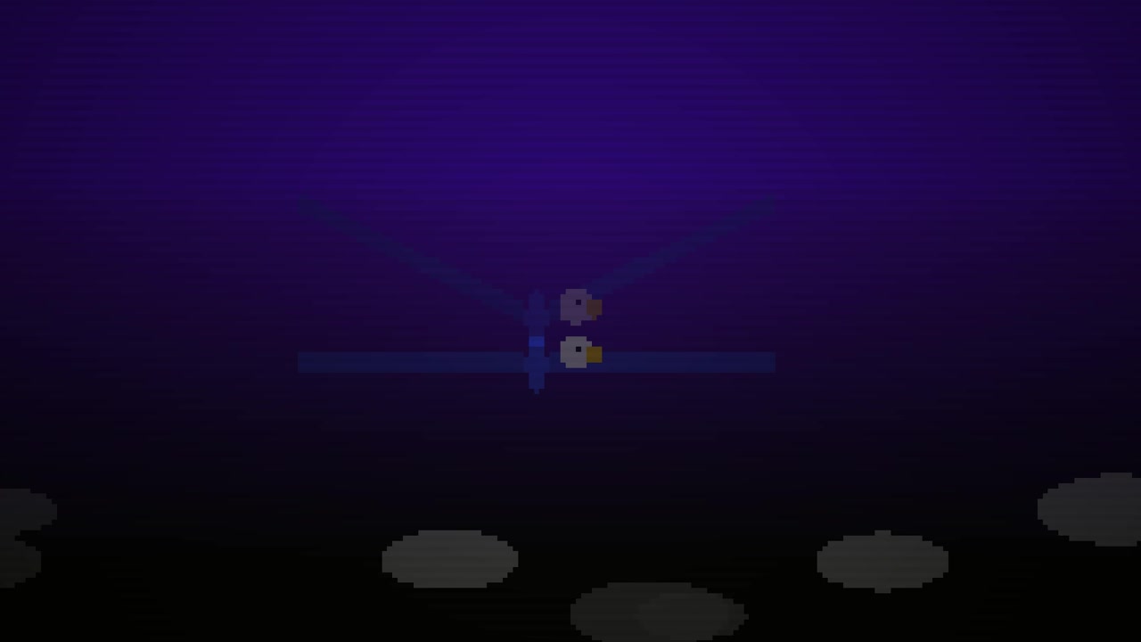 Retro 8-Bit Pixel Bird Flying Animation Loop