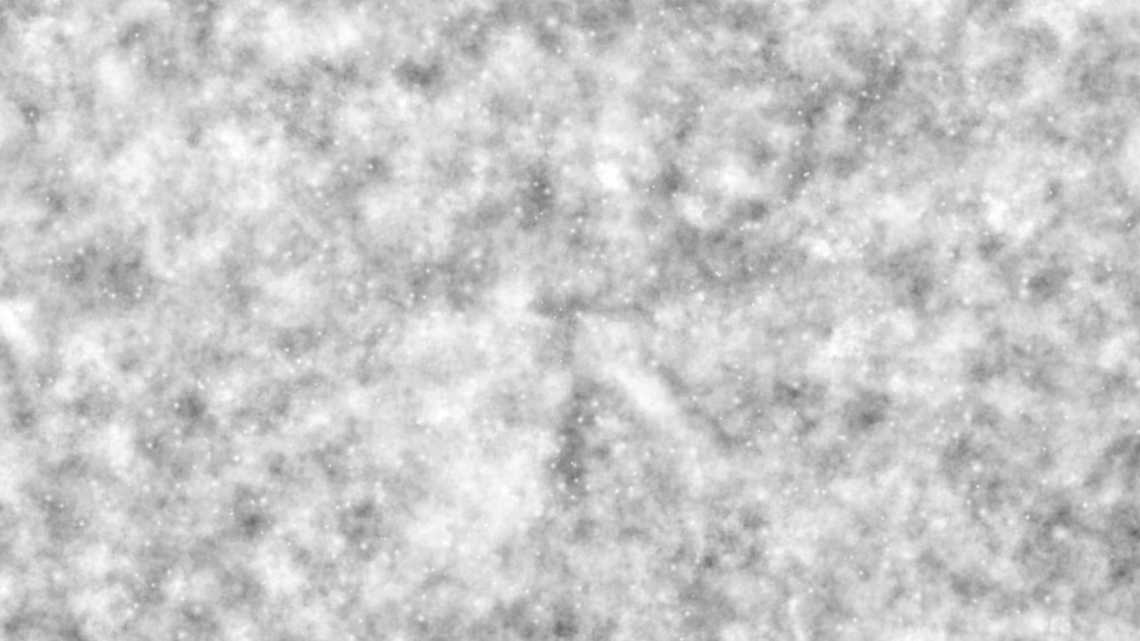 Sfondo animato astratto con particelle bianche e fumo grigio