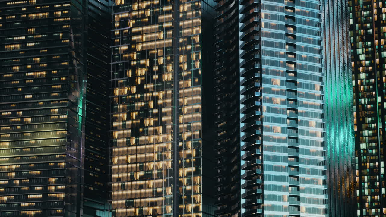 la ciudad de nueva york por la noche