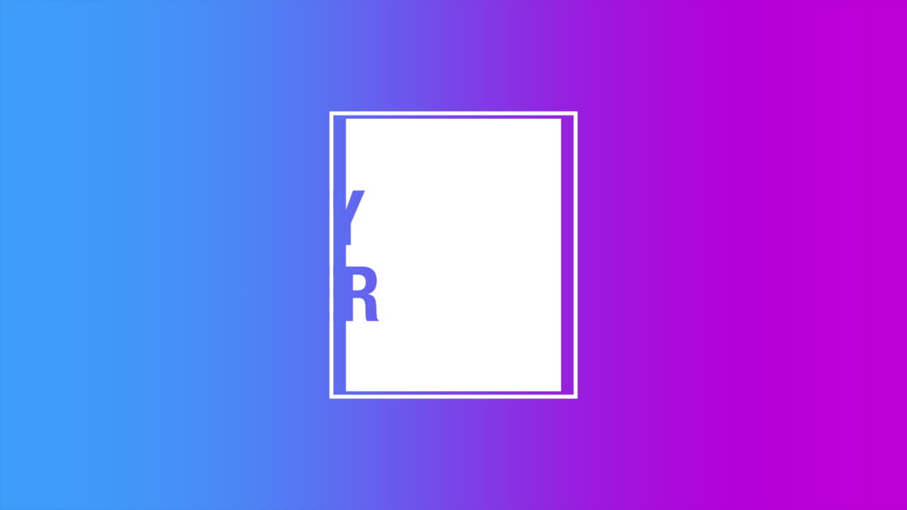 vibrante saludo de pascua colorido fondo de gradiente con feliz pascua