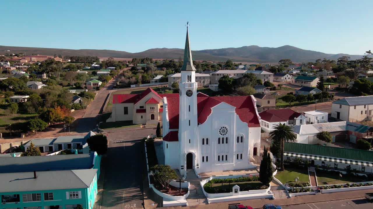 Impressive church in Napier, South Africa
