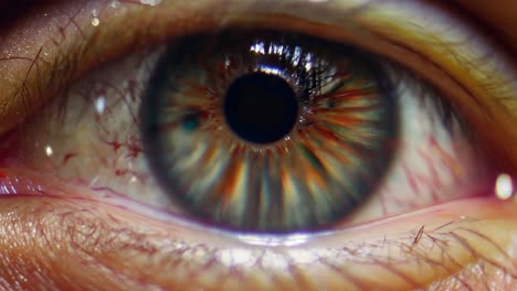 close up macro photography of a human eye