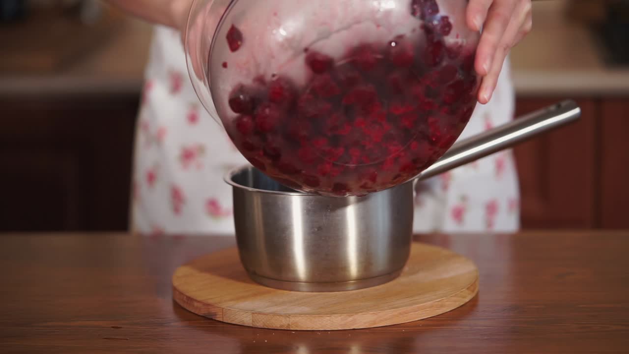 Making Cherry Jam
