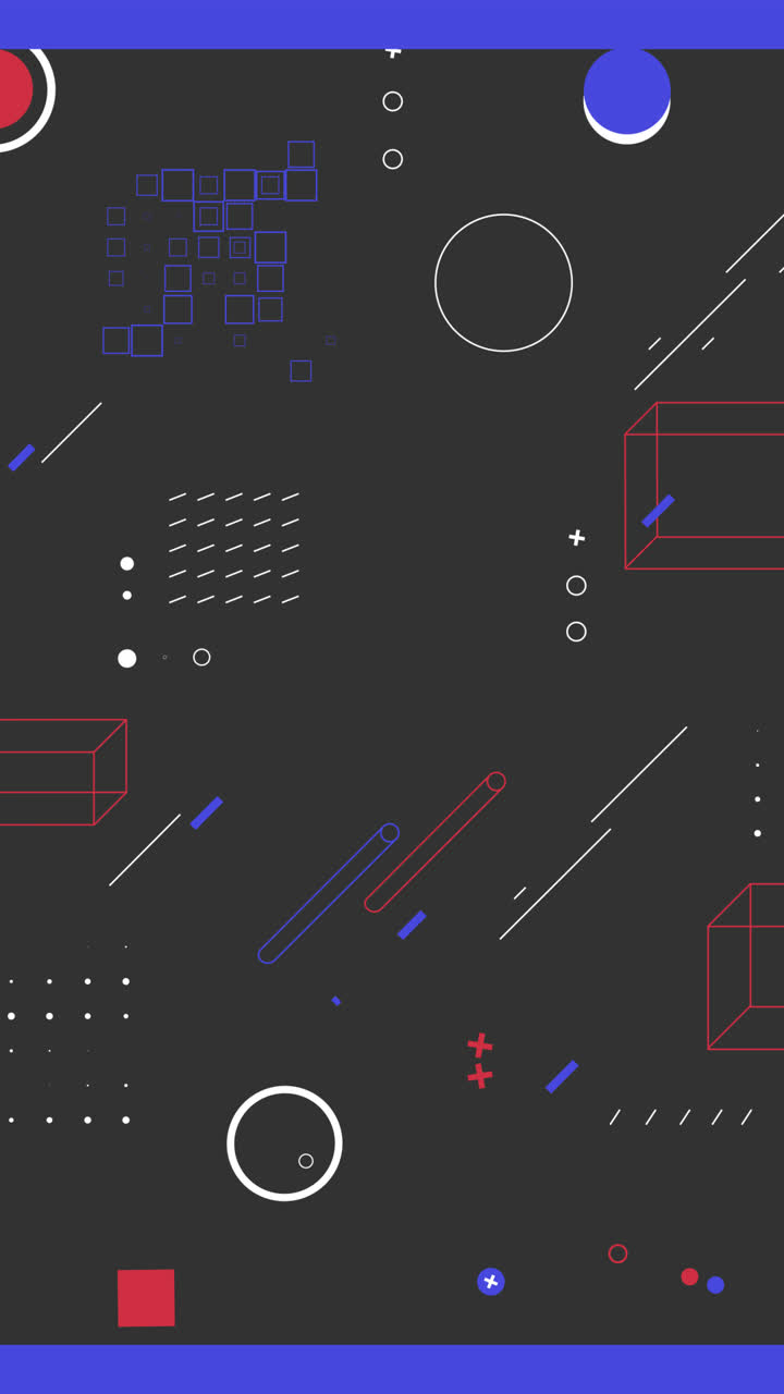 colección de patrones geométricos abstractos