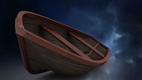 Boat-in-lightning-storm-