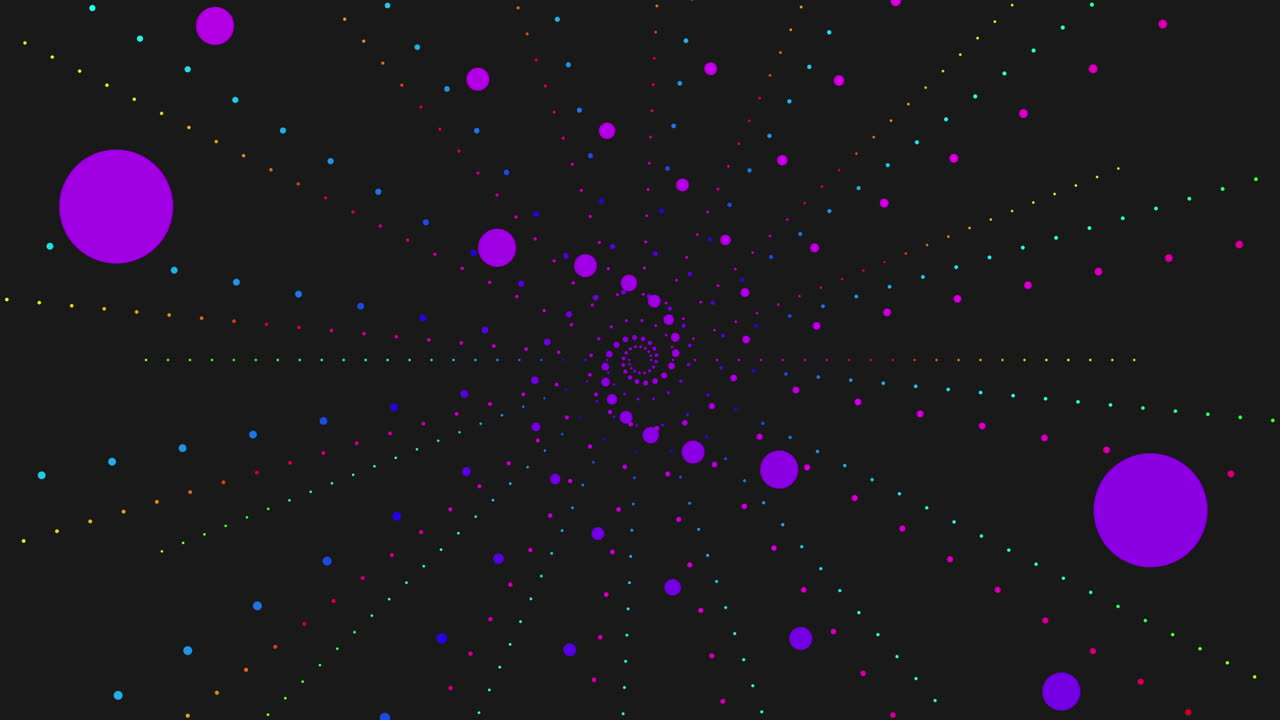 fondo negro con patrón punteado una composición visualmente llamativa