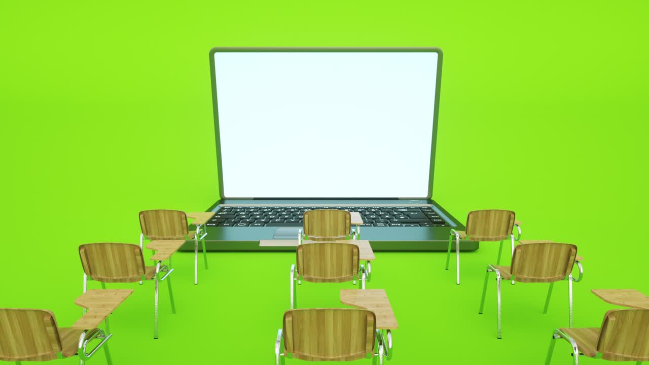 E-Learning, Online-Bildung zu Hause. Lernen am Computer oder E-Learning-Konzept
