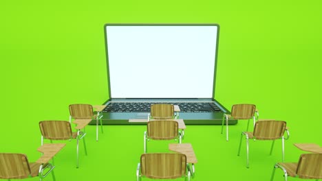 aprendizaje electrónico, educación en línea en el hogar. educación en computadora o concepto de aprendizaje electrónico