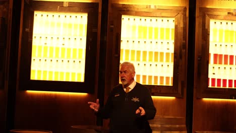 guide explaining distillery process in glasgow, scotland