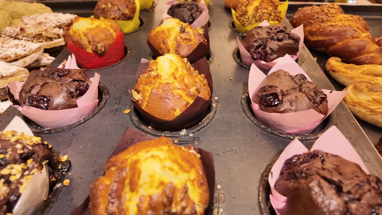 Selection of Muffins and Cookies