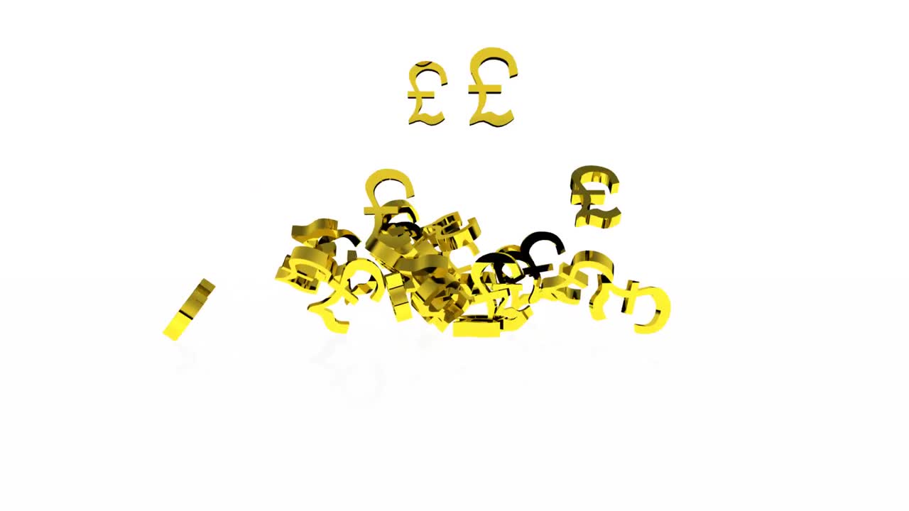 파운드가 떨어집니다.